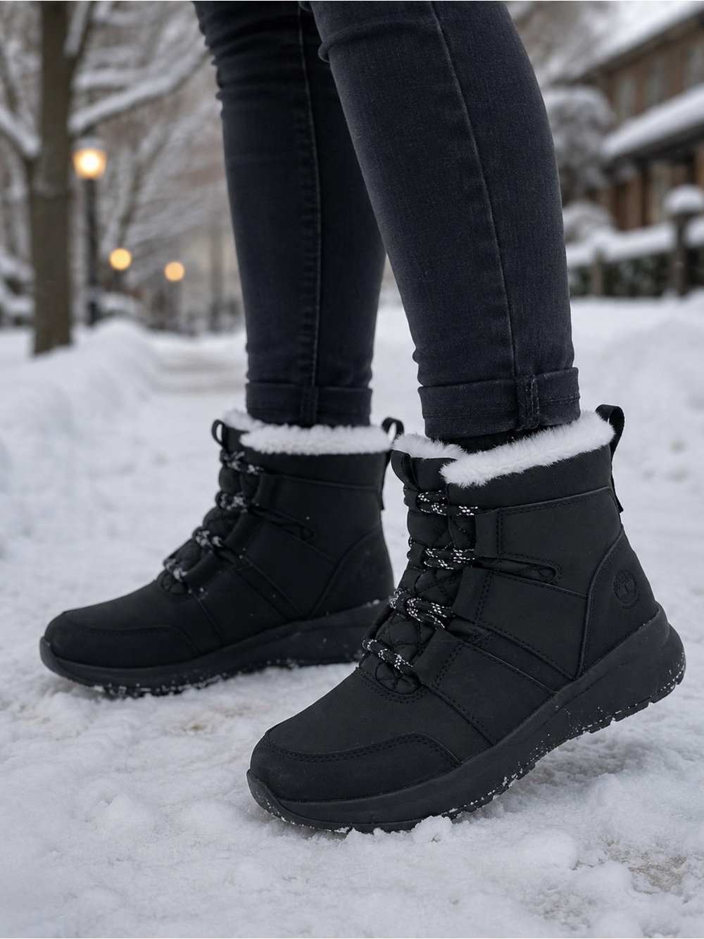 Timberland waterproof boroughs winter boots.